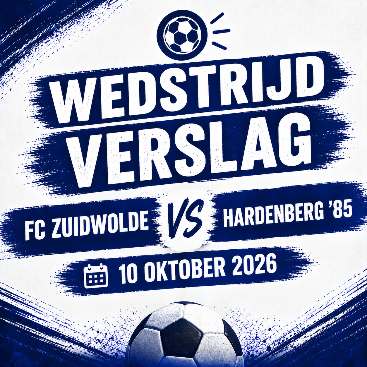 Hardenberg’85 klopt koploper FC Zuidwolde en grijpt koppositie